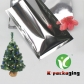 5 pcs Food Grade Flat Glossy Heat Seal Aluminium Foil Pouches Plastic Foil Lined Food Bags